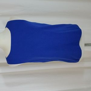 CHICO'S Blue Sleeveless Top